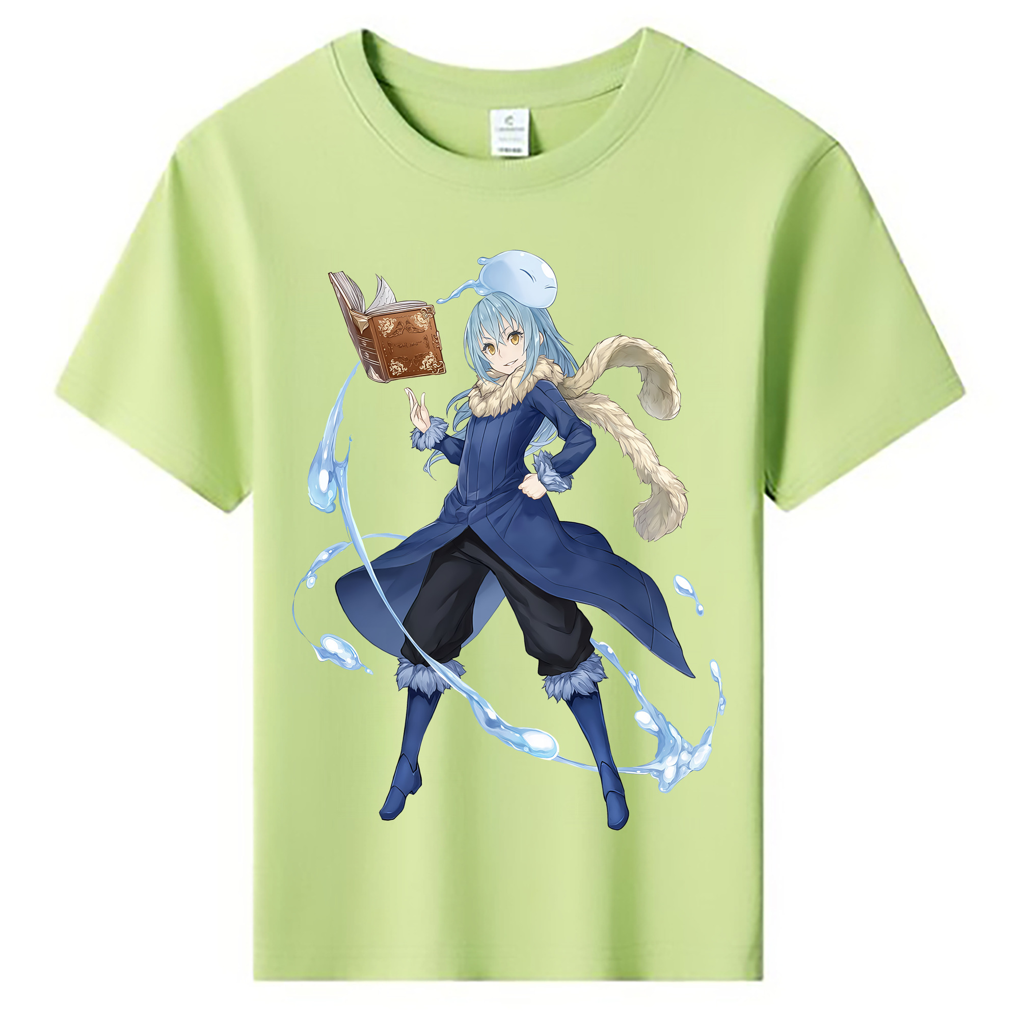 （画像用） 転スラ Regarding Reincarnated to Slime 綿100％キッズTシャツ（フロントプリント）